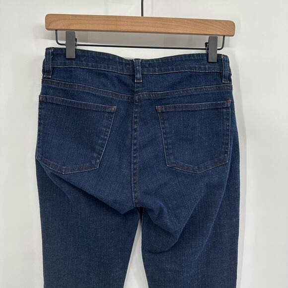 Eileen Fisher Organic Cotton Stretch Skinny Jeans in‎ Darkwash Blue Size 8 - Picture 7 of 7